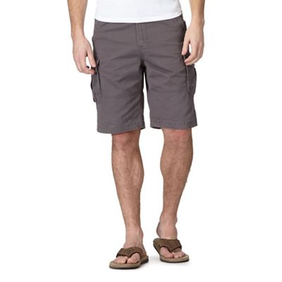 Dark grey cargo shorts